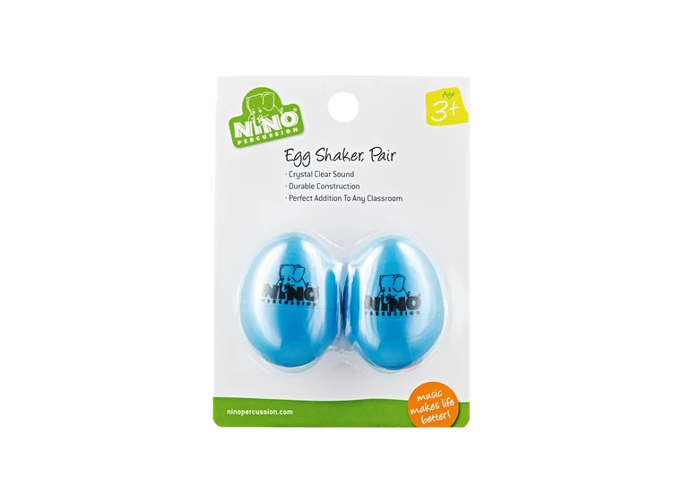 Nino Percussion 540-SB-2 Egg Shaker par Sky Blue (2stk.) 